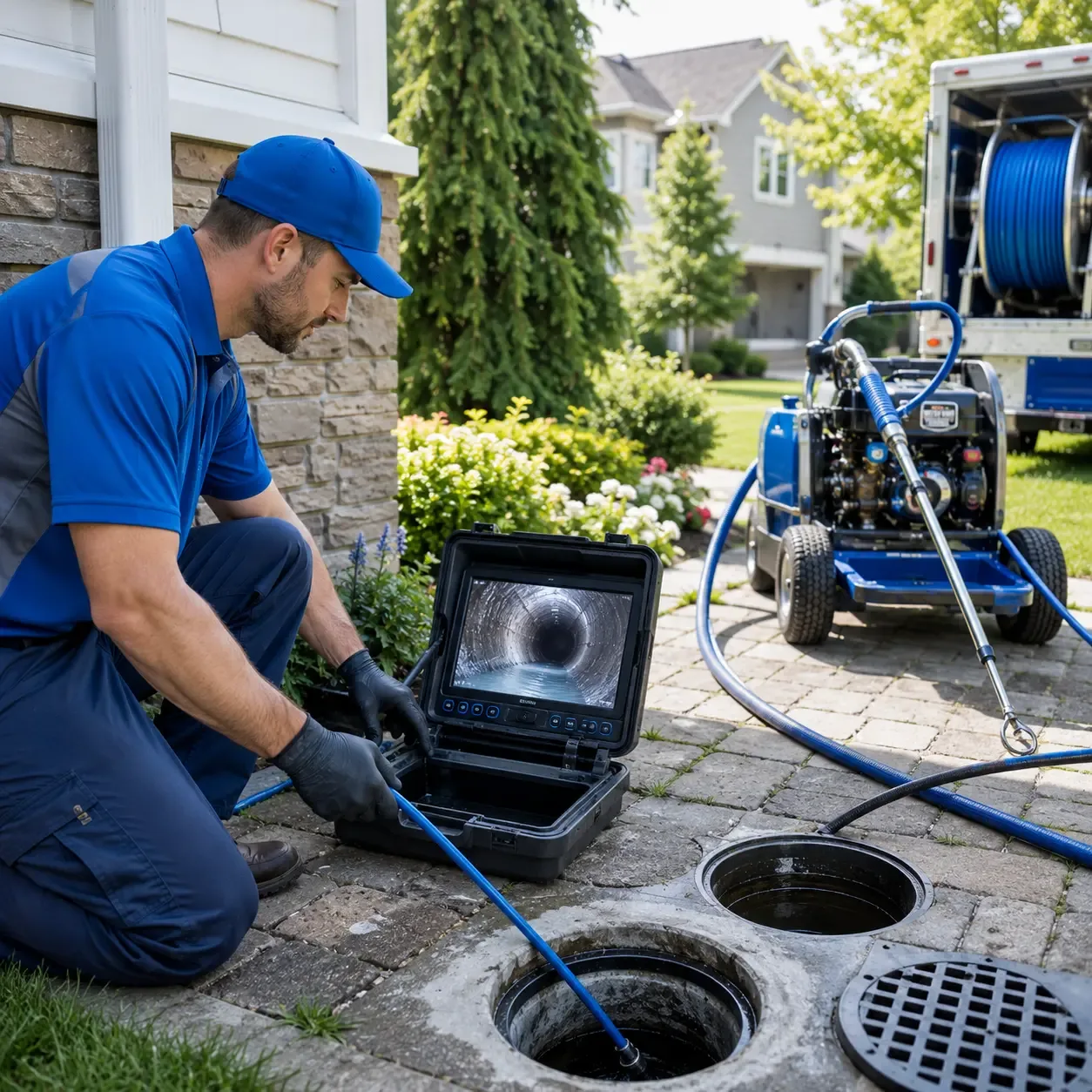 Outdoor drain cleaning professionals serving Canyon Lake, TX